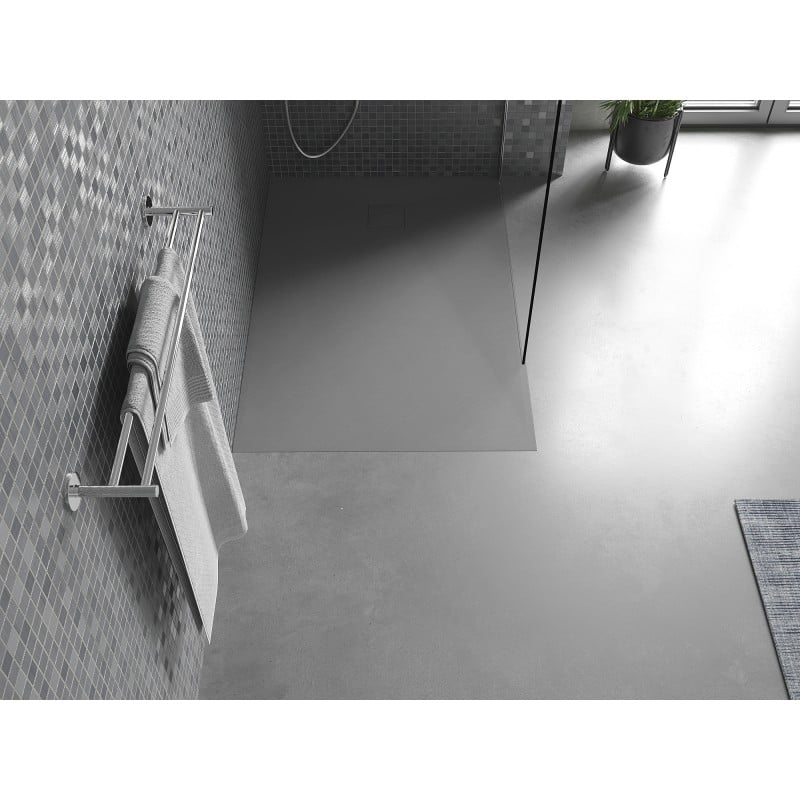 Mexen Bert rectangular shower tray SMC 120 x 80 cm, grey - 4K618012