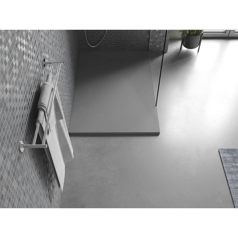 Mexen Bert rectangular shower tray SMC 120 x 80 cm, grey - 4K618012