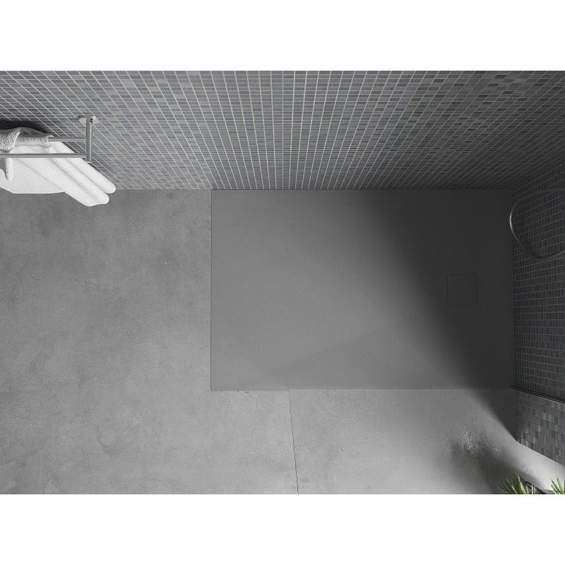 Mexen Bert rectangular shower tray SMC 120 x 90 cm, grey - 4K619012