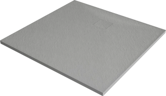 Mexen Bert Square Shower Tray SMC 90 x 90 cm, Grey - 4K619090