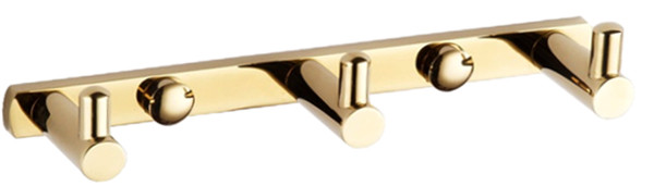Mexen triple towel hook, Gold - 709163-50