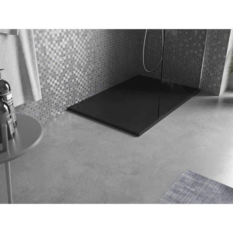 Mexen Bert rectangular shower tray SMC 110 x 70 cm, black - 4K707011