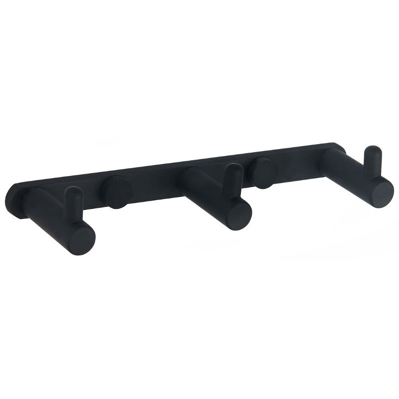 Mexen triple towel hook, Black - 709163-70