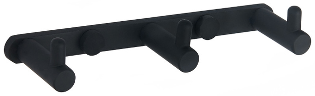Mexen triple towel hook, Black - 709163-70