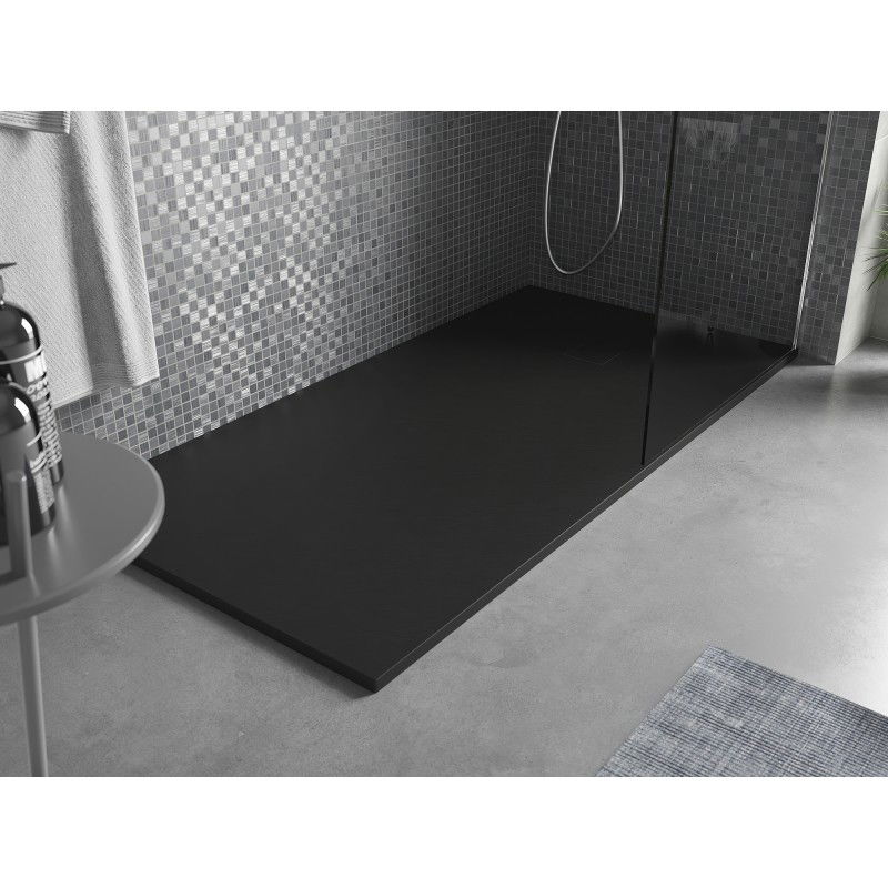 Mexen Bert rectangular shower tray SMC 160 x 80 cm, black - 4K708016