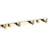 Mexen quadruple towel hook, Gold - 709164-50