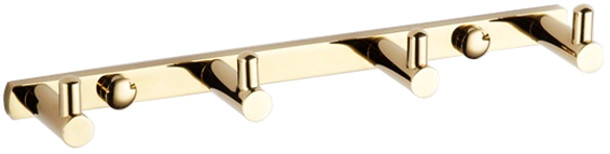 Mexen quadruple towel hook, Gold - 709164-50