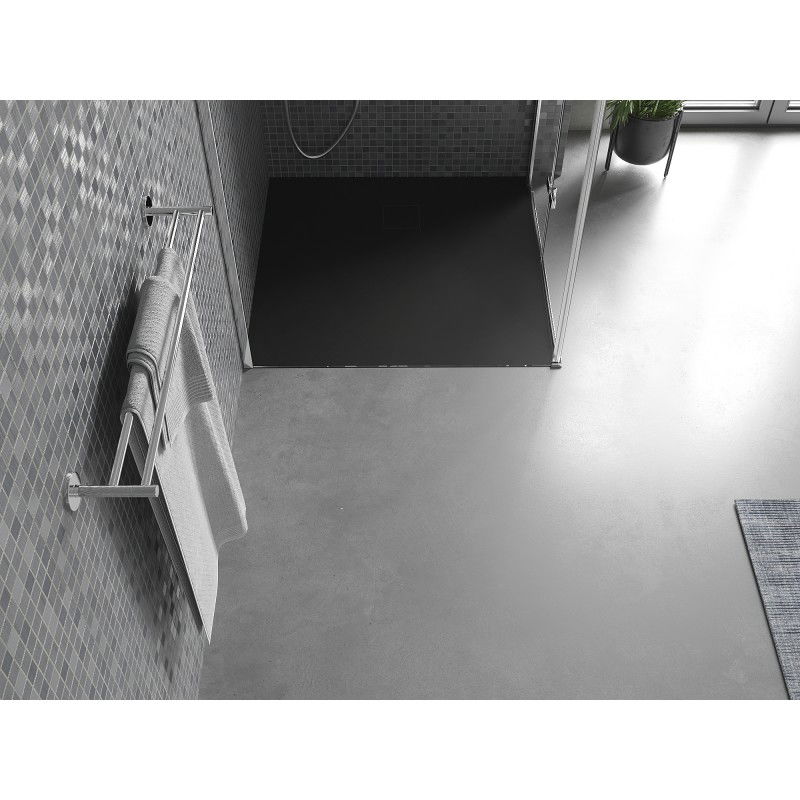 Mexen Bert square shower tray SMC 80 x 80 cm, black - 4K708080