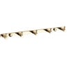 Mexen towel hook with five handles, Gold - 709165-50