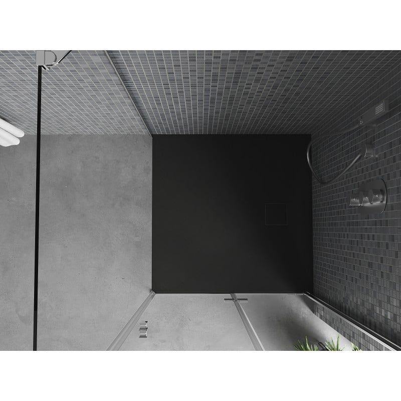 Mexen Bert Square Shower Tray SMC 90 x 90 cm, Black - 4K709090