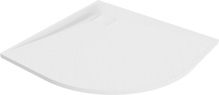 Mexen Bert semi-circular shower tray SMC 80 x 80 cm, white - 4KR108080