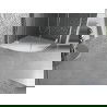 Mexen Bert semicircular shower tray SMC 90 x 90 cm, white - 4KR109090