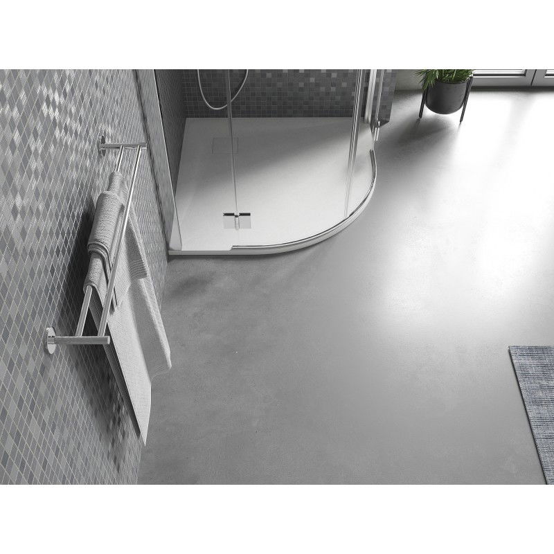 Mexen Bert semicircular shower tray SMC 90 x 90 cm, white - 4KR109090