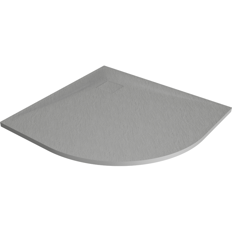 Mexen Bert semi-circular shower tray SMC 80 x 80 cm, grey - 4KR618080