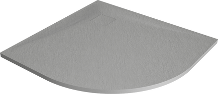 Mexen Bert semi-circular shower tray SMC 80 x 80 cm, gray - 4KR618080