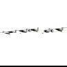 Mexen towel hook with six handles, Chrome - 709166-00