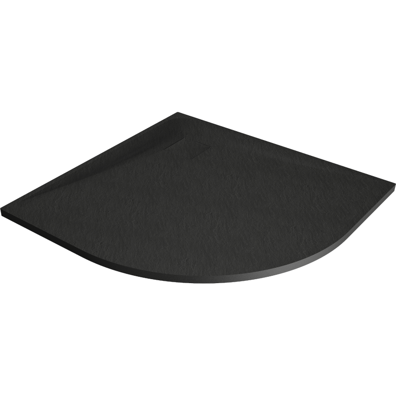 Mexen Bert semicircular shower tray SMC 80 x 80 cm, black - 4KR708080