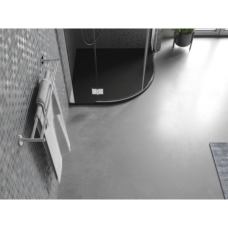 Mexen Bert semicircular shower tray SMC 80 x 80 cm, black - 4KR708080