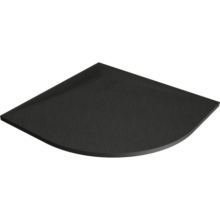 Mexen Bert semicircular SMC shower tray 90 x 90 cm, black - 4KR709090