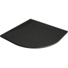Mexen Bert semicircular SMC shower tray 90 x 90 cm, black - 4KR709090