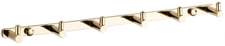 Mexen towel hook with six handles, Gold - 709166-50