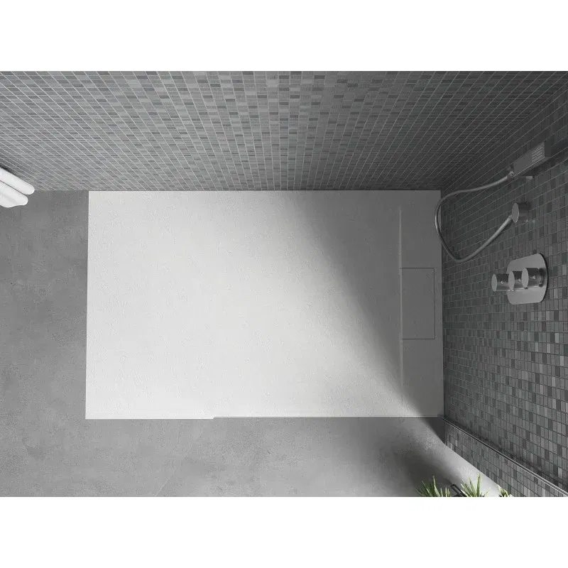 Mexen Otto rectangular shower tray SMC 140 x 70 cm, white - 4N107014
