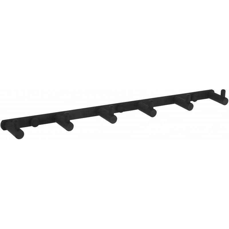 Mexen towel hook with six handles, Black - 709166-70