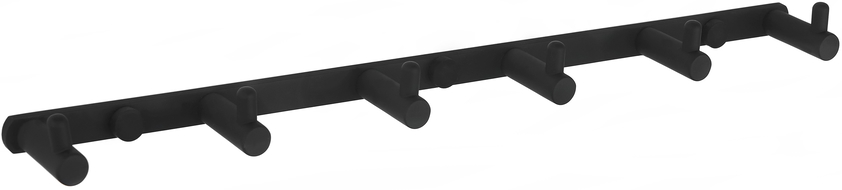 Mexen towel hook with six handles, Black - 709166-70