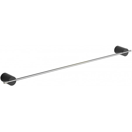 Mexen Aron towel hanger, Black/Chrome - 7088124-07