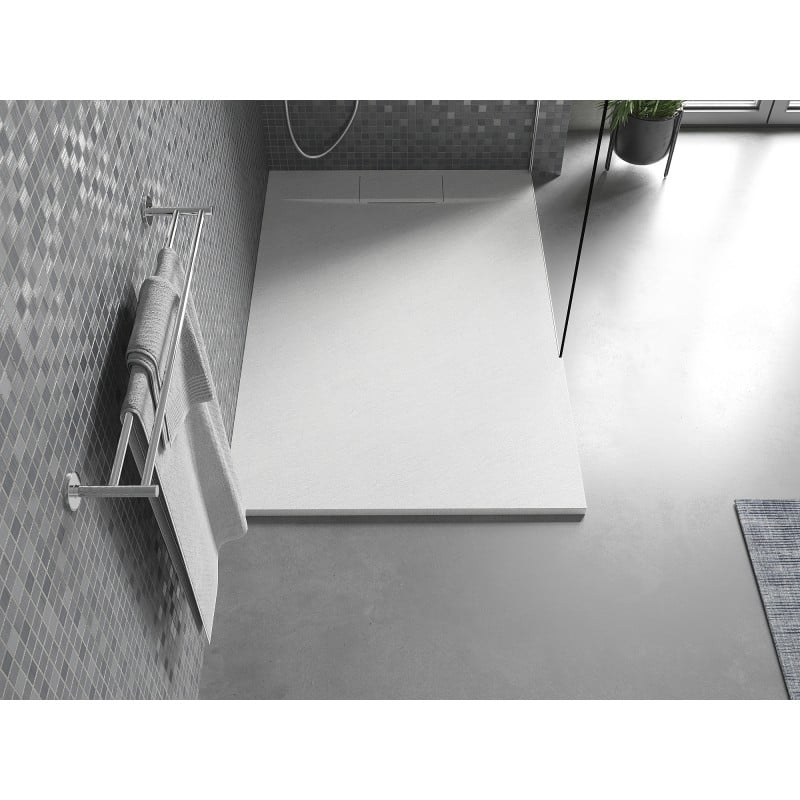 Mexen Otto rectangular shower tray SMC 130 x 80 cm, white - 4N108013