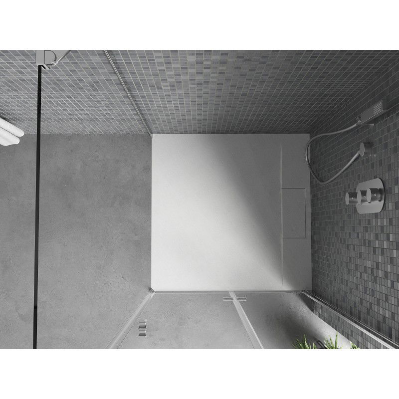 Mexen Otto SMC Square Shower Tray 80 x 80 cm, White - 4N108080