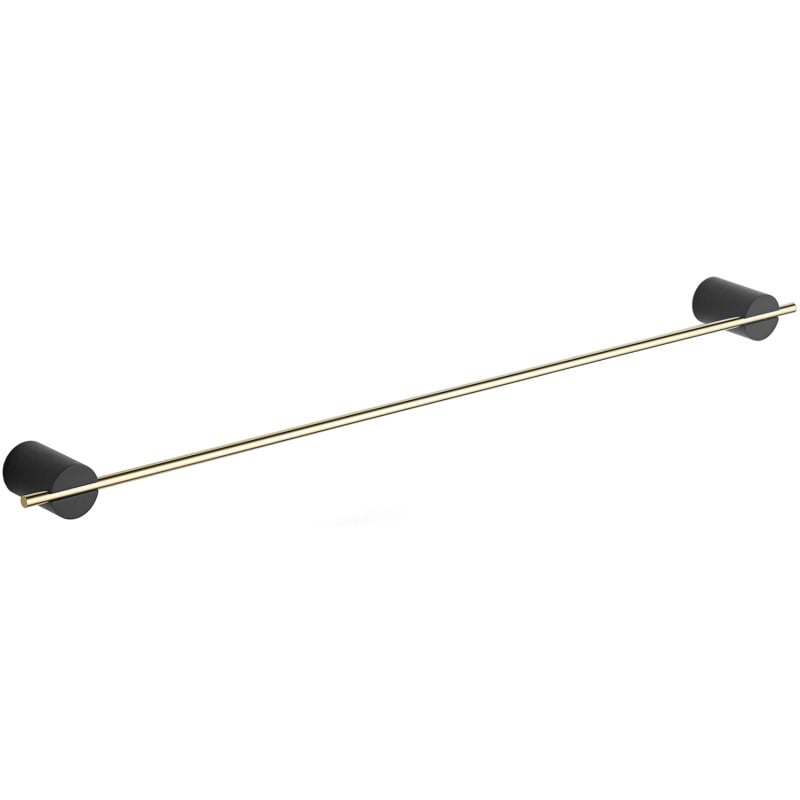 Mexen Aron towel rack, black/gold - 7088124-57
