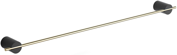Mexen Aron towel hanger, Black/Gold - 7088124-57