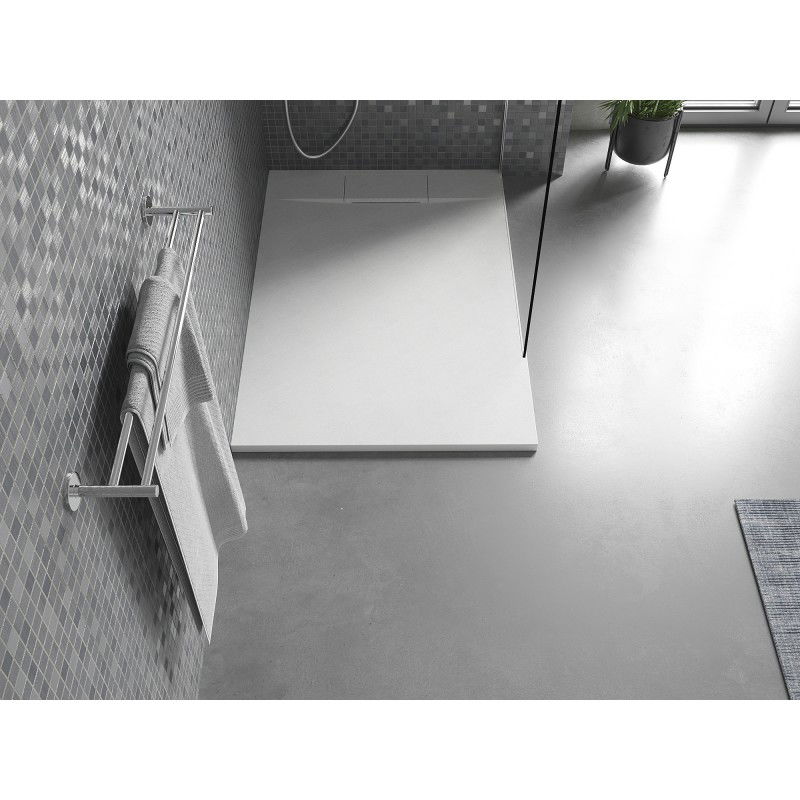 Mexen Otto Rectangular SMC Shower Tray 110 x 90 cm, White - 4N109011