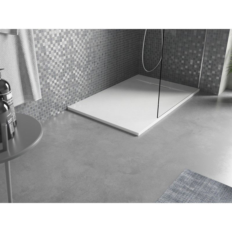 Mexen Otto Rectangular SMC Shower Tray 110 x 90 cm, White - 4N109011