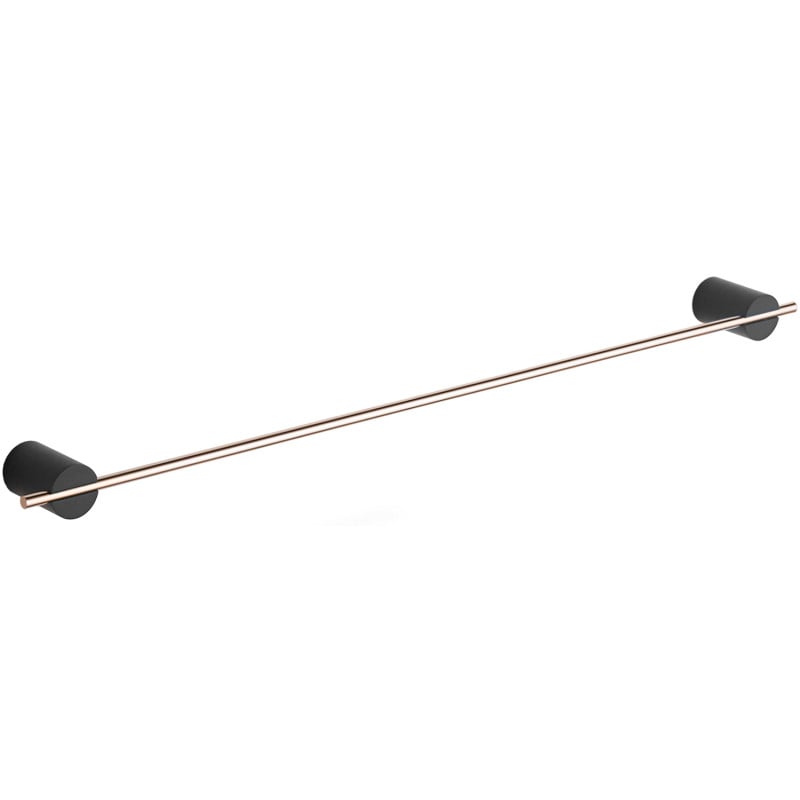 Mexen Aron towel rack, black/rose gold - 7088124-67