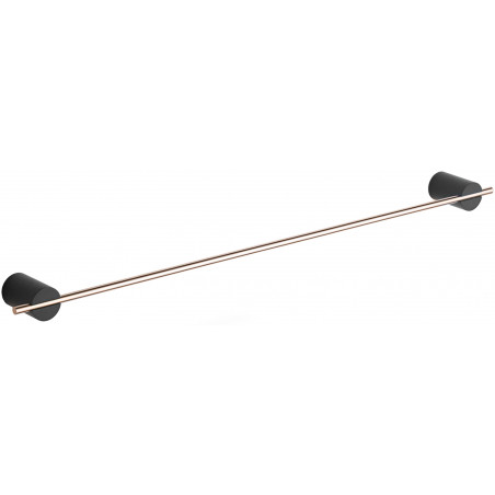 Mexen Aron towel rack, black/pink gold - 7088124-67