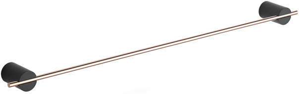 Mexen Aron towel rack, black/pink gold - 7088124-67