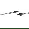 Mexen Aron double towel rack, Black - 7088125-70