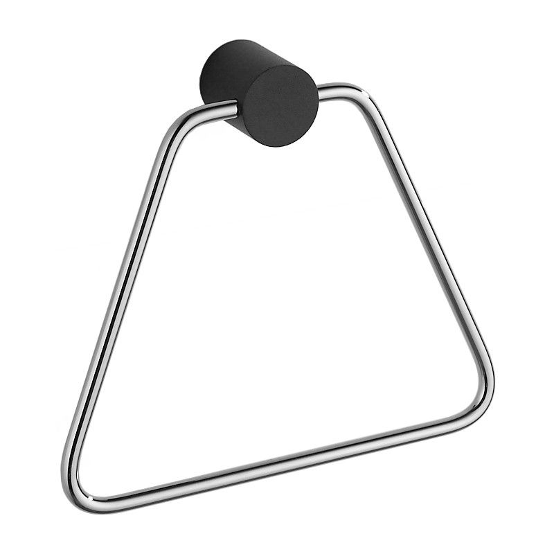 Mexen Aron towel hanger, Black/Chrome - 7088132-07