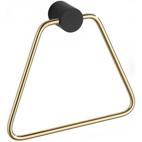 Mexen Aron towel holder, black/gold - 7088132-57