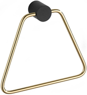 Mexen Aron towel hanger, Black/Gold - 7088132-57