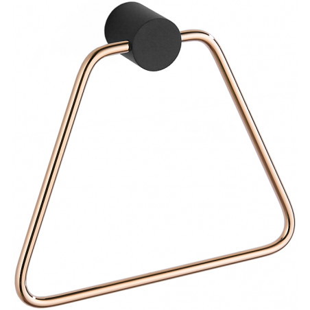Mexen Aron towel rack, black/rose gold - 7088132-67