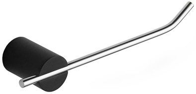 Mexen Aron toilet roll holder, Black/Chrome - 7088133-07