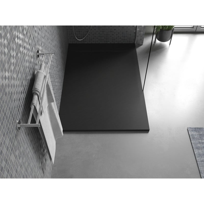 Mexen Otto rectangular shower tray SMC 130 x 80 cm, black - 4N708013
