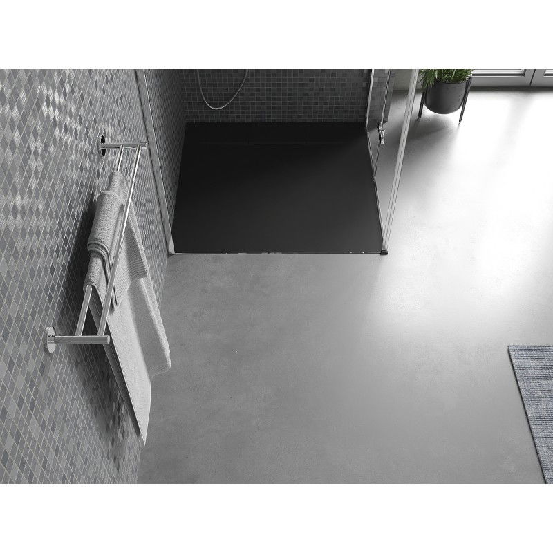 Mexen Otto square shower tray SMC 80 x 80 cm, black - 4N708080
