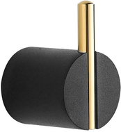 Mexen Aron towel hook, Black/Gold- 7088135-57
