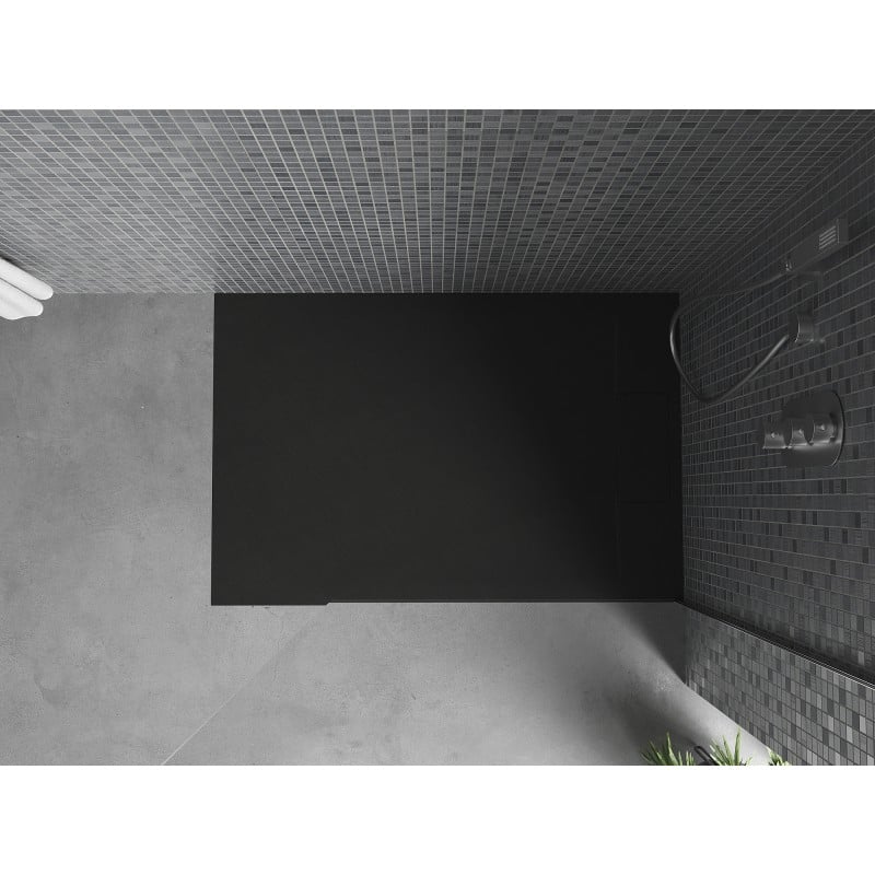 Mexen Otto rectangular shower tray SMC 110 x 90 cm, black - 4N709011