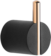 Mexen Aron towel hook, Black/Rose gold- 7088135-67