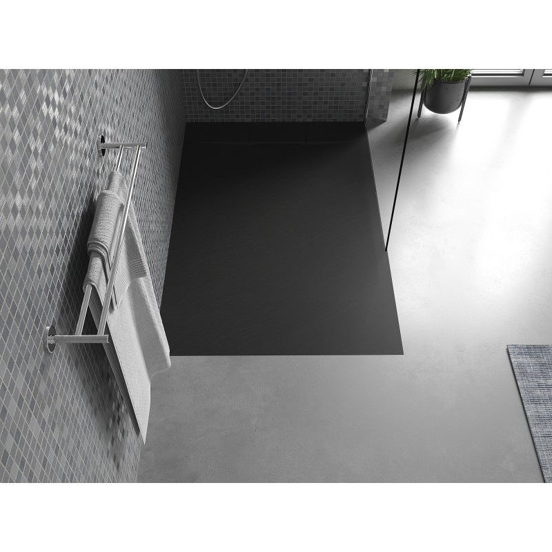Mexen Otto rectangular shower tray SMC 140 x 90 cm, black - 4N709014